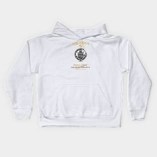 Zodiac Aquarius Mantra Kids Hoodie